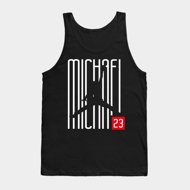 Jordan Basketball His Airness Chicago 23 Mj Tank Top by TEEWEB